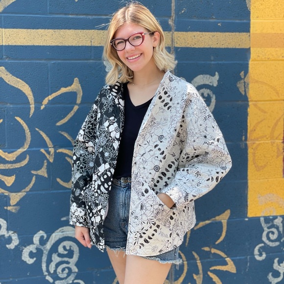 Handmade Quilted Jacket - Picture 2 of 3